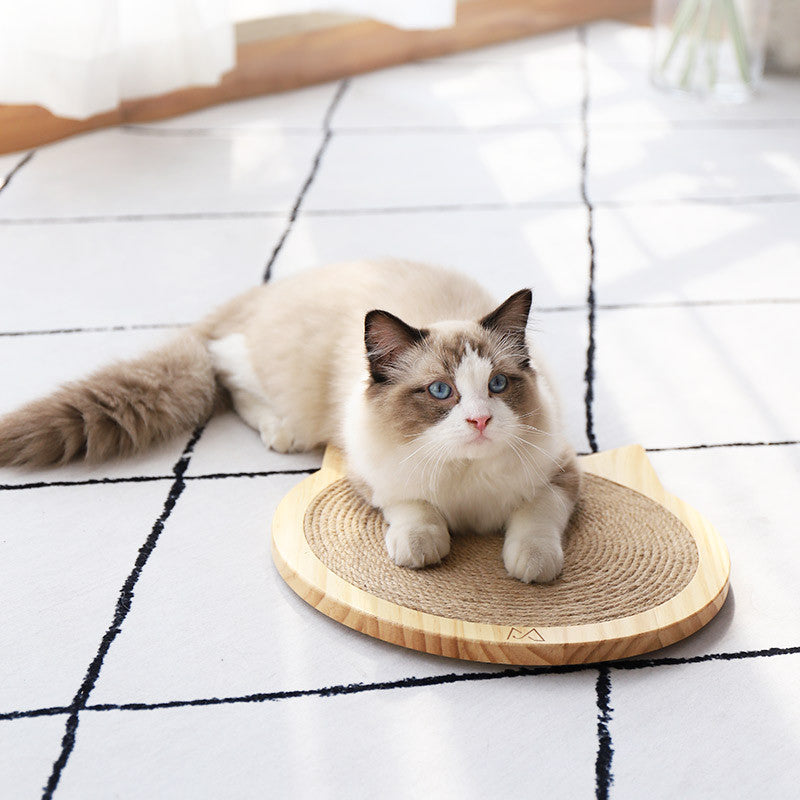 Cat Scratcher Board Scratching Post Mat Wall Mounted Scratcher Pad with Suction Cup Toy Cat Claws Care Toys