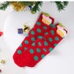 Christmas coral velvet socks