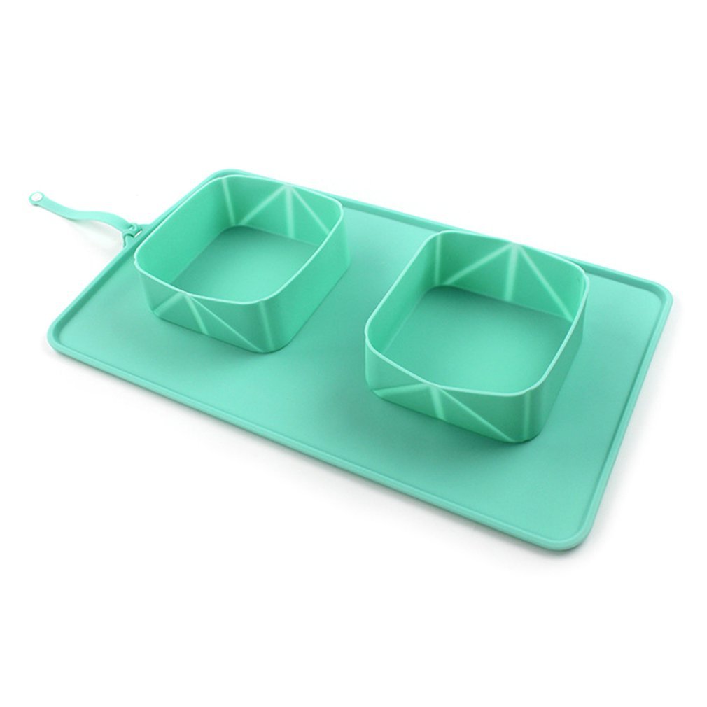 Pet Bowl Silicone Folding Pet Bowl 