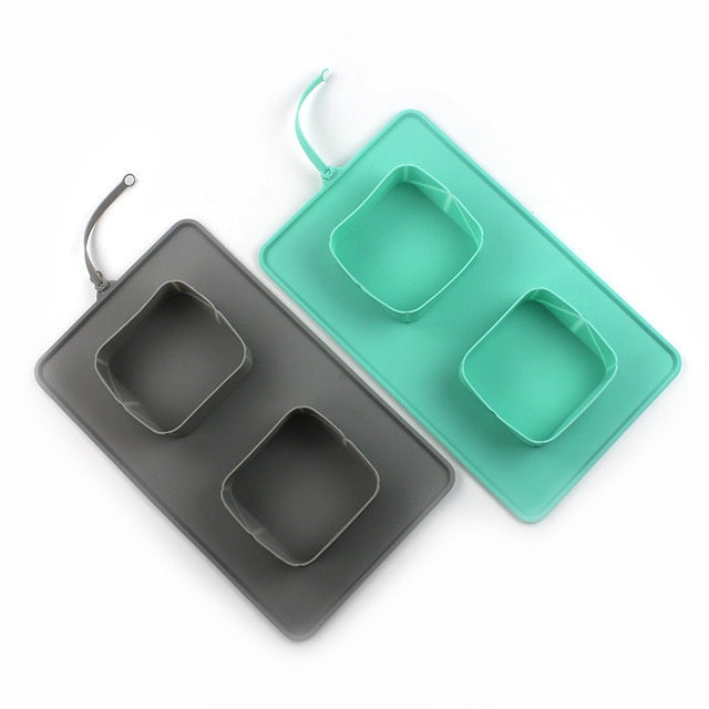 Pet Bowl Silicone Folding Pet Bowl 