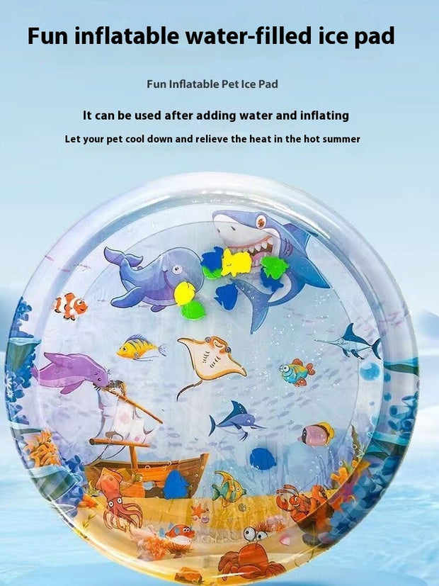 Summer Cooling Pet Water Bed Cushion Ice Pad Dog