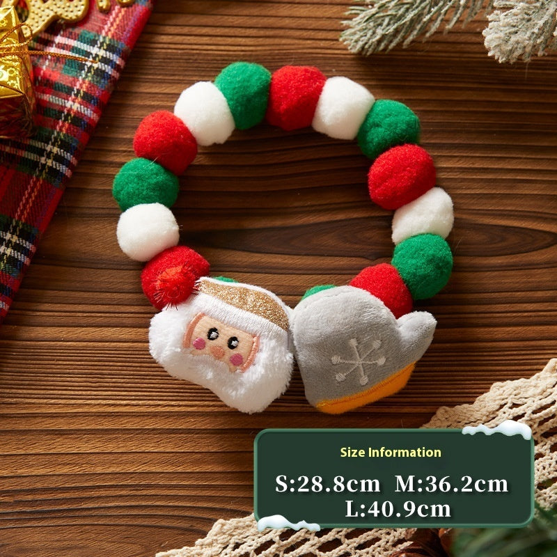 Pets Christmas Collar Decoration Stretch Ornament Pet Products